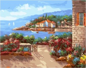 Картина по номерам Paintboy GX 33969 Тепло южного городка 40x50 см