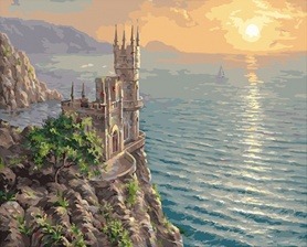 Картина по номерам Paintboy GX 4885 Ласточкино гнездо 40x50 см