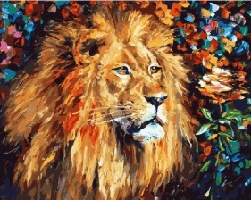 Картина по номерам Paintboy GX 9055 Львиное величие 40x50 см