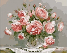 Картина по номерам Paintboy G 436 Пионы в вазе 40x50 см