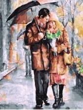 Картина по номерам Paintboy GX 28454 Осеннее свидание 40x50 см