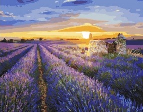 Картина по номерам Paintboy GX 28732 Лавандовый закат 40x50 см