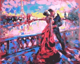 Картина по номерам Paintboy PK 35038 Свидание в Париже 40x50 см