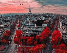 Картина по номерам Paintboy GX 4887 Париж с высоты 40x50 см