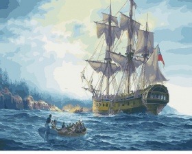 Картина по номерам Paintboy GX 25207 Под парусами 40x50 см