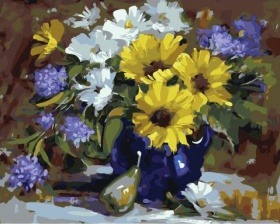 Картина по номерам Paintboy GX 32664 Летний букет 40x50 см
