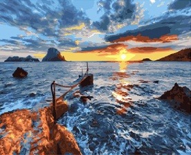 Картина по номерам Paintboy GX 24594 На закате 40x50 см