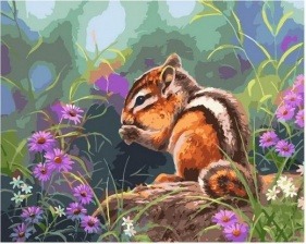 Картина по номерам Paintboy PK 68054 Маленький барсук 40х50 см