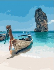 Картина по номерам Paintboy PK 51072 Прогулочная лодка 40x50 см