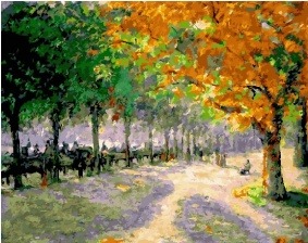 Картина по номерам Paintboy GX 27502 Тропа в лес 40x50 см