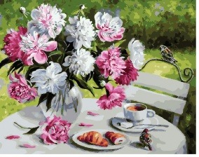 Картина по номерам Paintboy GX 29388 Чаепитие в саду 40x50 см