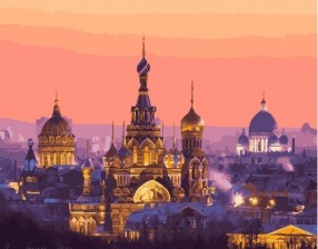 Картина по номерам Paintboy PK 15008 (GX 24708) Спас на Крови 40x50 см