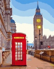 Картина по номерам Paintboy GX 33117 Тихий Лондон 40x50 см