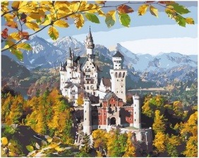 Картина по номерам Paintboy GX 31786 Замок в лесу 40х50 см
