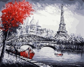 Картина по номерам Paintboy GX 30286 Осень в Париже 40x50 см