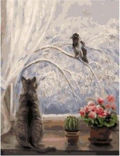 Картина по номерам Paintboy PK 79056 Февраль (Воробьёва Ольга) 40х50 см