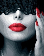 Картина по номерам Paintboy PK 49021 Таинственная леди 40x50 см
