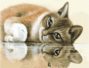 Картина по номерам Paintboy GX 27862 Кошачий отдых 40х50 см