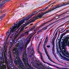 Набор для творчества ФЛЮИД-Арт FA 007 Галактики 30x30 см