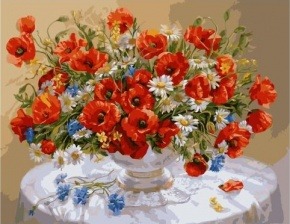 Картина по номерам Paintboy PK 59025 (GX 8007) Маки (Дандорф Ольга) 40х50 см