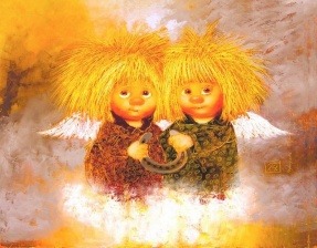 Картина по номерам Paintboy GX35110 Солнечные ангелы счастья 40х50 см
