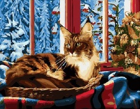 Картина по номерам Paintboy GX 30092 Царь зимы 40x50 см