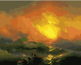 Картина по номерам Paintboy GX 8298 Девятый вал (Айвазовский) 40x50 см