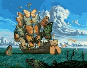 Картина по номерам Paintboy GX 24854 Великая лодка 40x50 см
