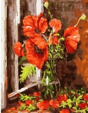 Картина по номерам Paintboy GX 25120 Маки 40x50 см