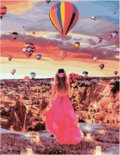 Картина по номерам Paintboy GX 32006 Свидание на высоте 40x50 см