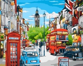 Картина по номерам Paintboy GX 8969 Будни в Лондоне 40x50 см