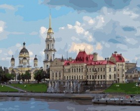 Картина по номерам Paintboy GX 24852 Город Рыбинск 40x50 см