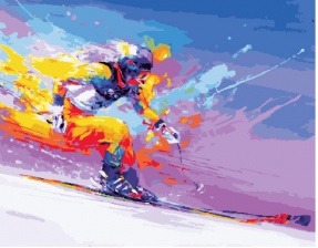 Картина по номерам Paintboy PK 30075 Скорость 40x50 см