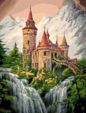 Картина по номерам Paintboy GX 25495 Сказочный замок 40x50 см