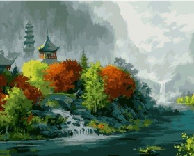Картина по номерам Paintboy GX 27550 Древний храм 40x50 см