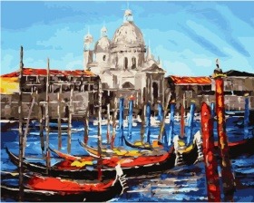 Картина по номерам Paintboy PK 45039 Венецианская тишина 40х50 см