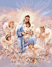 Картина по номерам Paintboy GX 7401 Мамины ангелочки 40x50 см