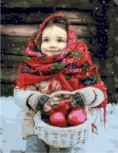Картина по номерам Paintboy GX 35659 Русская красавица 40х50 см