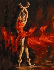 Картина по номерам Paintboy G 286 Балерина 40x50 см