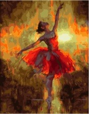 Картина по номерам Paintboy GX 33975 Дебют балерины 40x50 см