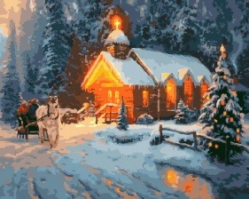 Картина по номерам Paintboy PK 36003 Канун Рождества 40x50 см