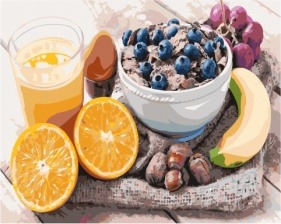 Картина по номерам Paintboy GX 34872 Разнообразный завтрак 40x50 см