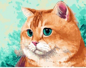 Картина по номерам Paintboy GX 29469 Рыжий мыслитель 40x50 см