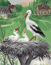Картина по номерам Paintboy PK 45023 Аисты 40х50 см