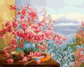 Картина по номерам Paintboy GX 27370 Весна в Японии 40x50 см