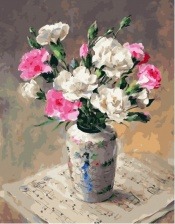 Картина по номерам Paintboy PK 41024 Нежные ноты букета 40x50 см