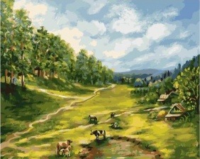 Картина по номерам Paintboy GX 26466 Тихая долина 40х50 см