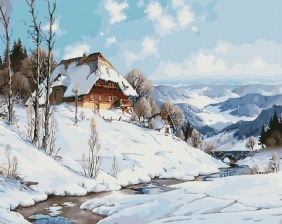 Картина по номерам Paintboy GX 31641 Оттепель в горах 40x50 см