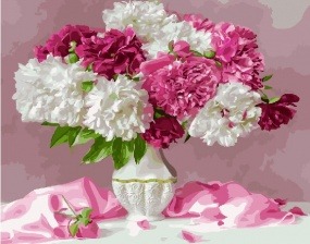 Картина по номерам Paintboy GX 25127 Букет пионов 40x50 см