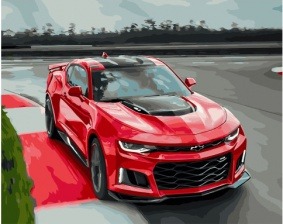 Картина по номерам Paintboy GX 29403 Сортивный автомобиль 40x50 см